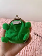 2021 1 Uds Venta caliente Rana cartera Anime de dibujos animados cartera moneda monedero Manga Cartera de franela lindo monedero titular de la moneda