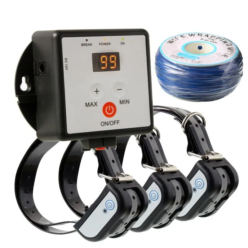 with 3 collars