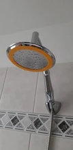 Cabezal de ducha con ahorro de agua, ducha de mano grande de 6 pulgadas, ducha de lluvia de baño de alta presión, cabezal de ducha de SPA