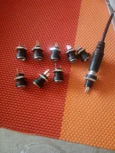 10/5/2 Uds 5,5x2,1mm alimentación DC Jack de alimentación hembra conector de montura de Panel adaptador de enchufe 2 terminales tipo 5,5*2,1 conector de CC