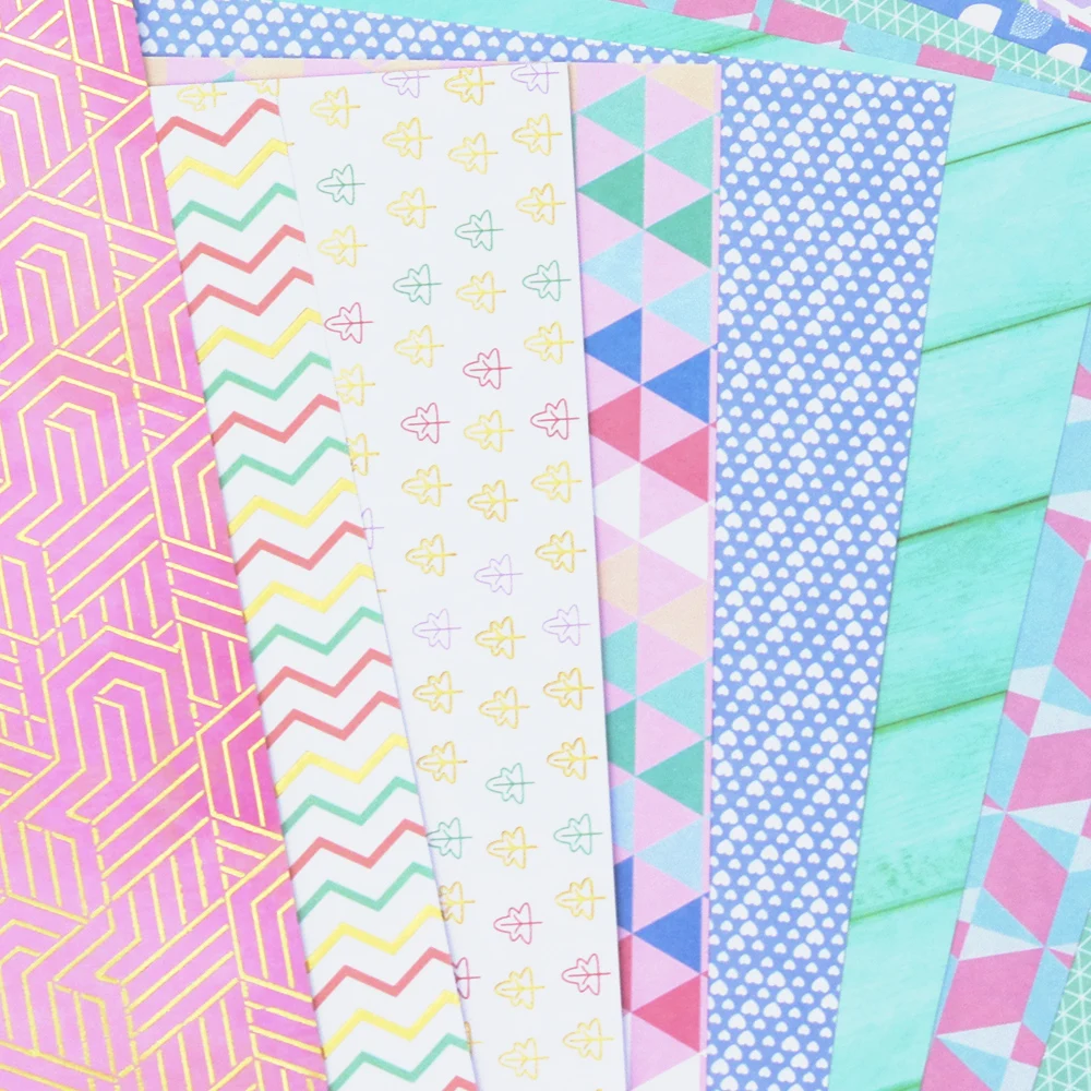 창의적인 길 12인치 스크랩북킹 용품 패턴 종이 20장 공예 재료 장식 디자이너 팩 DIY