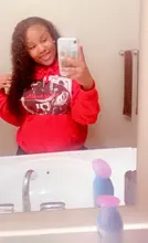 Encaje Frontal transparente con mechones, extensiones con ondas al agua, mechones con Frontal Miss Cara 100%, cabello humano Remy