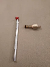 Conector de acoplamiento rápido PCP Paintball 1/8BSPP, accesorios para recarga de aire M10x1 1/8NPT 8MM, enchufe macho