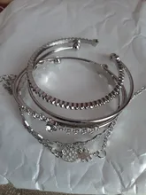 Tocona-pulsera Bohemia con borla de oro para mujer, concha de verano, piedra de cristal transparente, piña, corazón geométrico, joyería