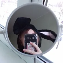 Gorro con orejas de conejo para mujer y niña, Gorro con orejas de conejo para Halloween, Cosplay, gorro largo con Orejas de conejo de peluche Sombrero de conejo