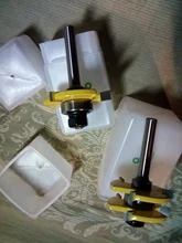 LAVIE 2 pcs 8mm Shank Tongue & Groove Joint Assemble Router Bits T-Slot Milling Cutter