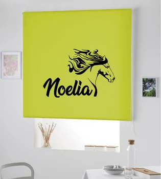 

Blind Iroa customizable child/Horse! ROLLER BLINDS TRANSLUCENT! (PISTACHIO 100X175)