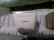 Konka-Plancha de vapor para hogar y viaje, plancha potente para ropa portátil, 1500 W, plancha en 15 segundos