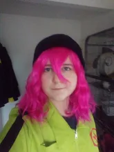 MSIWIGS-Peluca de cabello sintético flequillo lateral para mujer