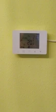 Termostato de pared WiFi para caldera de Gas, controlador de temperatura remoto inalámbrico de calefacción montado en la pared para Alexa, Google Home, 110V y 220V