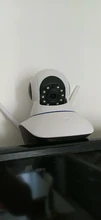 Cámara de vigilancia de seguridad para el hogar, videocámara IP de 1080P, inalámbrica, con detección de movimiento, 360 PTZ, Monitor de bebé