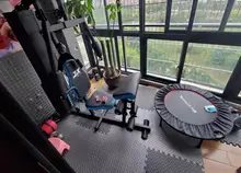 Alfombrillas de goma EVA de 30x30cm para deportes, alfombra gruesa de empalme antideslizante para Yoga y Fitness, para sala de choque, 12 Uds.