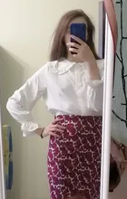 Mujer original Simple de ocio dulce Popular niñas primavera nueva llegada Kawaii blusas de mujer ropa de estilo Preppy