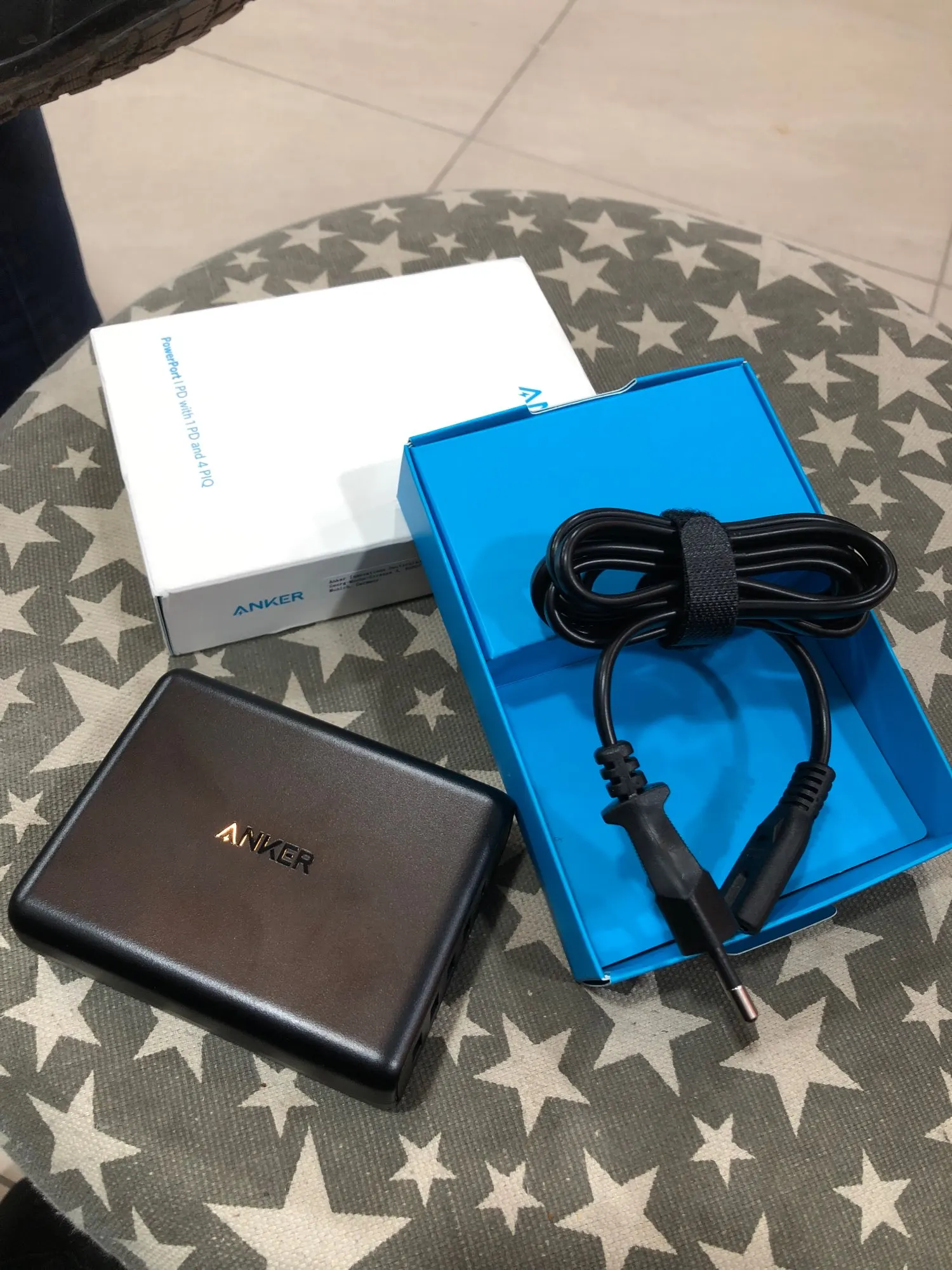 Anker Phone Charger Premium 60W 5Port Desktop Charging Station Asmpick