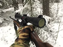 Cubierta del Visor transparente para caza, protector de lente abatible hacia arriba, resorte rápido, tapa de objetivo amarilla, 30mm-69mm