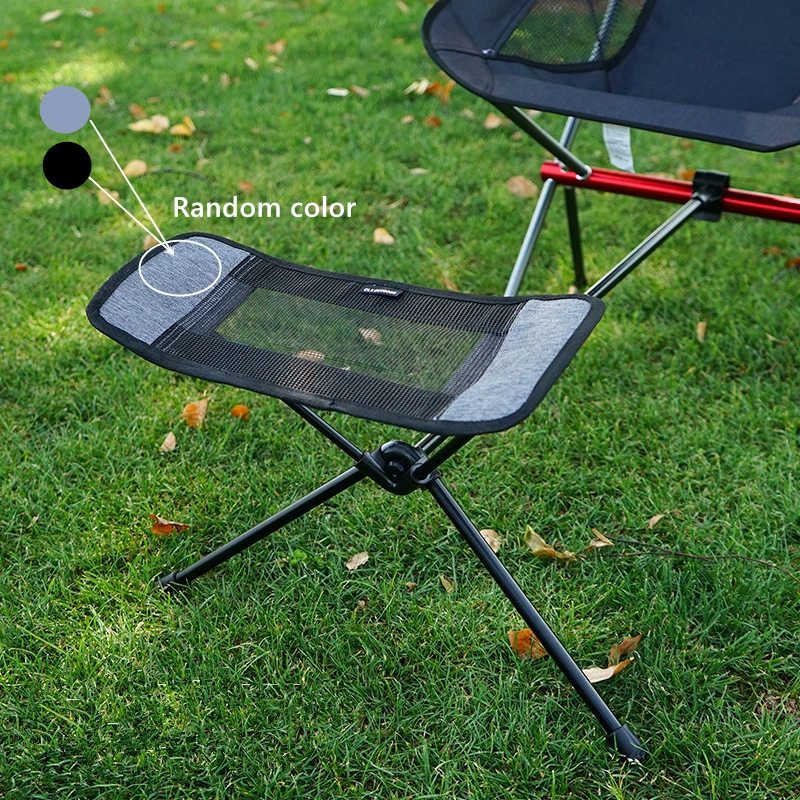 Outdoor Folding Chair Footrest Portable Recliner Retractable Leg Stool Moon  Chair Footrest