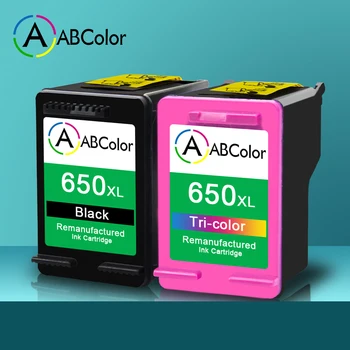 

A ABCOLOR Remanufactured 650XL Ink Cartridge Compatible for HP 650xl Ink Cartridge Deskjet 1015 1515 2545 2645 3510 3545 4510