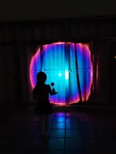 Lámpara de proyector de Estrella de Atardecer, coran,proyector estrellas,luz Led de noche de arcoíris, decoración de mesa con enchufe USB, señal de neón, Sensor de movimiento de fondo, Luna y habitación