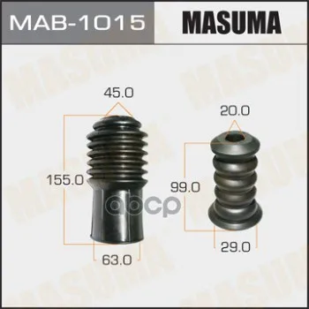 Пыльники Стоек Универсальные, Отбойник D=20, H=99 Masuma арт. MAB-1015