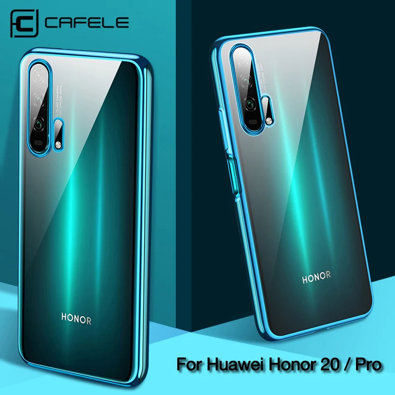 CAFELE новейший чехол для huawei honor 20 pro Мягкий ТПУ ультра тонкий смешанный силиконовый прозрачный блестящий чехол для honor 20