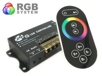 

2,4G RGB Full Color Controller RF Wireless Controller 12V 24V 24A for coil Led RF201