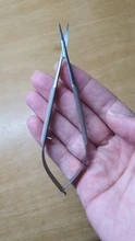 Scissors Hand-Tool Ophthalmic-Instruments Surgery Micro-Cornea 12cm Bend-Head Stainless-Steel