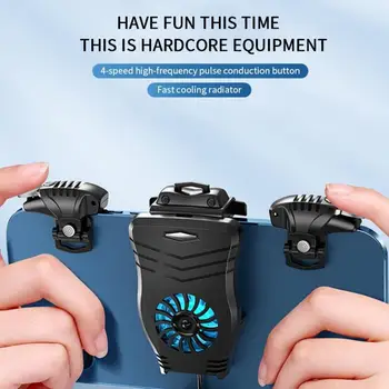 

Gamepad For PUBG IOS Android Joystick L1 R1 Mobile Phone Game Pad Shooter Controller Trigger Fire Button Handle with Cooling Fan