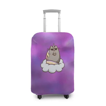 

Case for a suitcase 3D Pusheen with a cookie