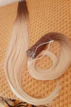 Cinta de cabello humano Natural para mujer, cabello humano Remy Real, trama de piel recta, Balayage Invisible sin costuras, brillo completo