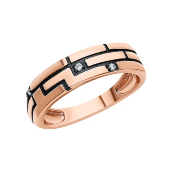 

Silver ring with cubic zirconia sunlight sample 925