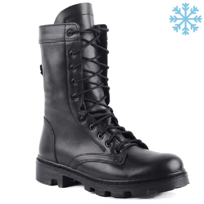 Cena DOF zimowe taktyczne kostki buty z futerkiem miękkie skórzane buty do wspinaczki buty outdoorowe wojskowa moda 0049 11 ZA