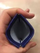 Monedero de cuero de Pu Mini billetera pequeña para hombre y mujer, cartera pequeña para cambiar el dinero, auriculares, tarjetero de crédito para niños y niñas