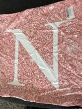 Funda de almohada con estampado de lentejuelas, de poliéster, con letra rosa, 45x45 cm, estilo precioso, para decoración del hogar y el coche