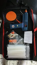 Kit de herramientas de Pistola de Pegamento Caliente con ajuste de temperatura, pistola de silicona de 150W para reparación de artesanías, bricolaje, barras de pegamento de 11mm, boquilla de cobre puro