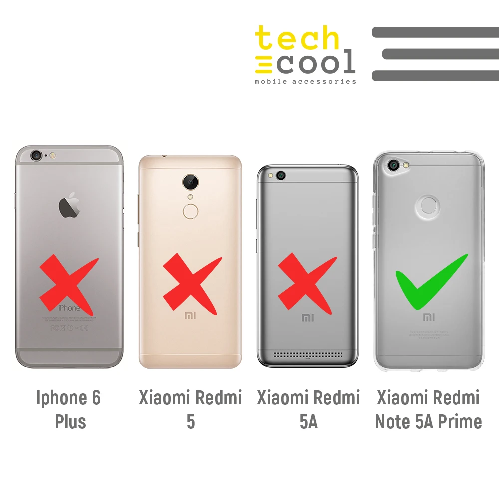 FunnyTech®Силиконовый чехол для Xiaomi Redmi Примечание 5A Prime L арбузы прозрачный