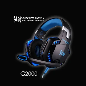 

Gaming Headset kotion each G2000, with backlight, color: blue