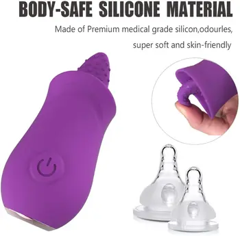 10 Strong Vibration Mini Licking Clitoris Stimulator Nipple Anus Massager Rechargeable Adult Sex Toy for Women Masturbation 4