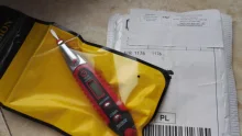 Probador de lápiz de prueba Digital, bolígrafo Detector de voltaje eléctrico, destornillador con pantalla LCD, CA/CC de 12-250V, para herramientas de electricista