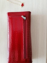 Billeteras de piel auténtica para mujer, cartera larga con doble cremallera, bolso de mano tipo monedero, monedero, VK-AE501