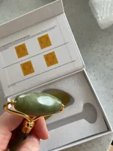 Gua Sha-Rodillo de Jade Natural, masajeador de cara delgada, herramientas de elevación, piedra verde, antiedad, arrugas, belleza de la piel, conjunto de cuidado