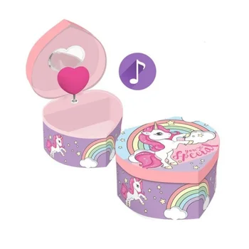 

Unicorn KL10087. Musical jewelry box heart-shaped