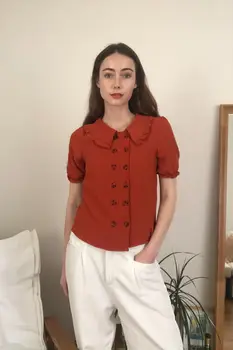 

Trendyol Collar Detailed Shirt TWOSS20GO0439