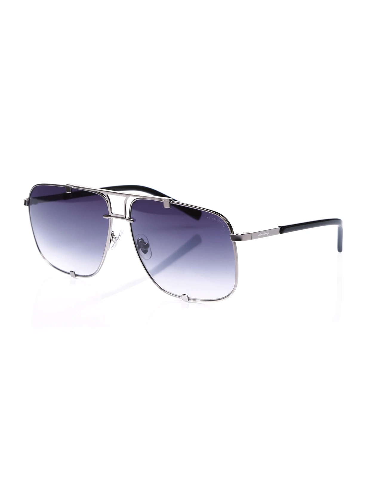 

Men's sunglasses mu 1921 04 metal silver organic square square 60-13-135 mustang