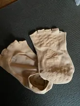 Mujeres Yoga cinco dedos Anti-Slip agarre en el tobillo calcetines puntos Pilates suave transparente transpirable Fitness calcetines de gimnasio mujer deportes Calcetines