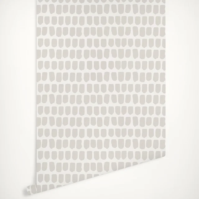TINY BRUSH PATTERN WALLPAPER IN LINEN COLOR, Scandinavian Design, Removable Non-woven Wall Paper 2