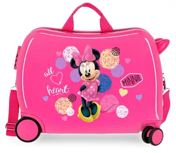 

Child Suitcase 2 multi-directional wheels Minnie Heart