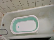 Bañera plegable grande para bebé, Cubo de baño portátil, base antideslizante, bañeras de baño portátiles para bebés recién nacidos, bañera antideslizante para niños