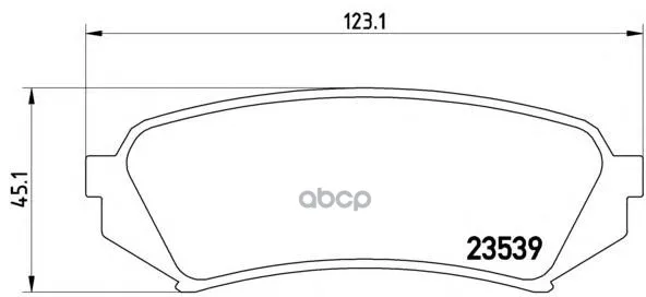 Колодки Тормозные Toyota Land Cruiser 100 9807/Lexus Lx470 9807задние Brembo P83049 Brembo арт. P83049