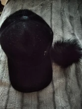 Baseball-Caps Snapback Hat Pompom Women New-Brand Casual YARBUU Adjustable for Faux-Fur