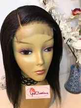 Bobbi Collection-mechones con cierre de encaje, cabello humano Remy, tejido liso, barato, negro, marrón, Rubio degradado, 200 g/set, 3 uds.